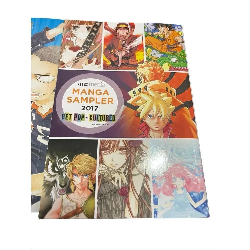VIZ Media Manga Sampler 2015 2016 2017 Paperback Book Set of 3